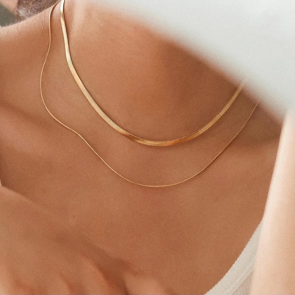 Elegant Gold Necklace Set